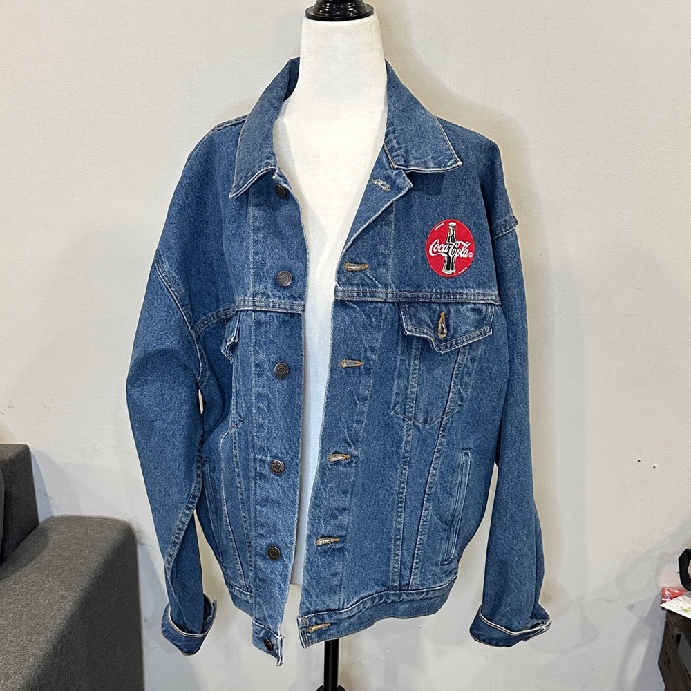 Vintage‎ Coca-Cola Blue Denim Jacket